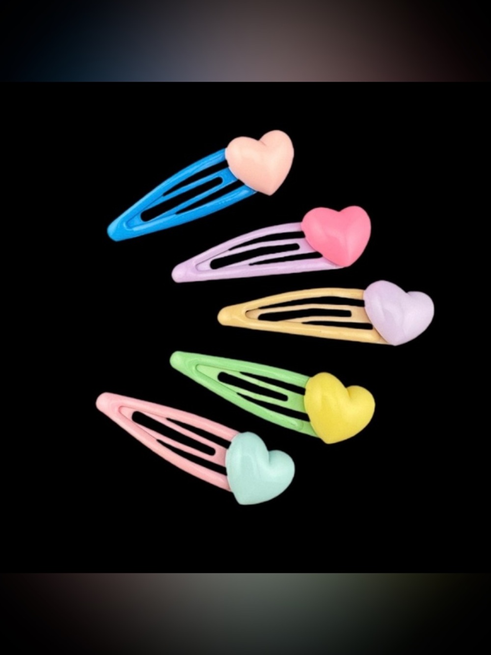 Heart Hair Clips